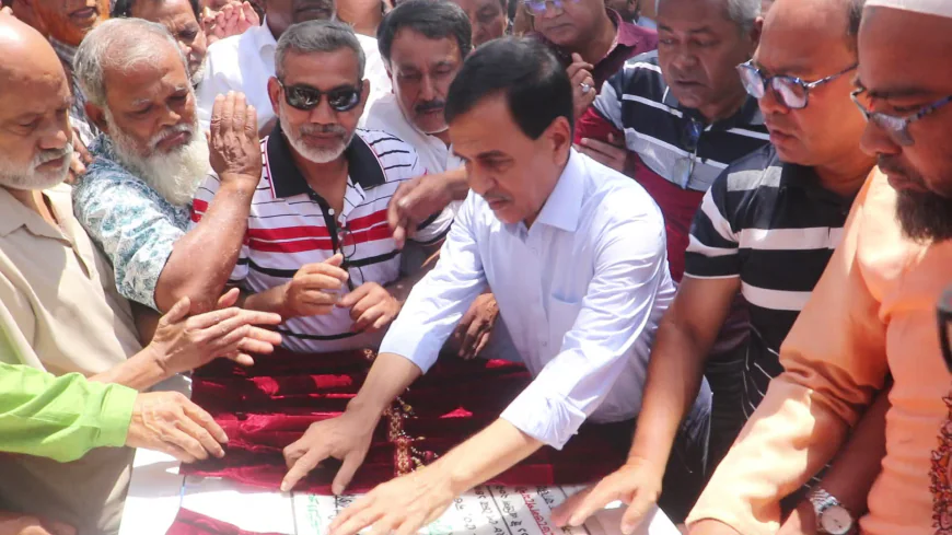 Naogaon canal re-excavation project launched to boost Agriculture