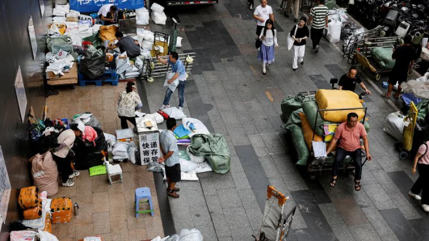 China says economy grew 5% on-year in Q1, beating forecasts