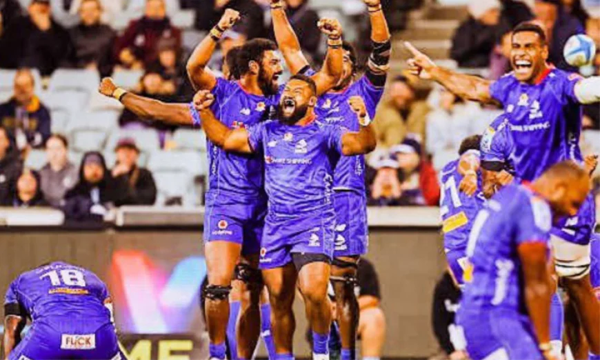 Fijian Drua pay tribute to cyclone-hit compatriots after historic win