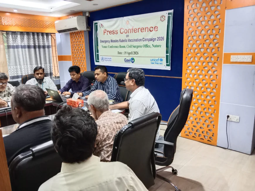 Measles-Rubella vaccination campaign to begin in Natore tomorrow