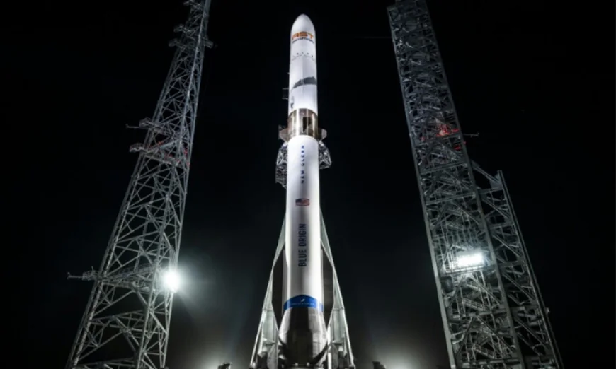 Blue Origin set to launch rocket with reusable booster for first time