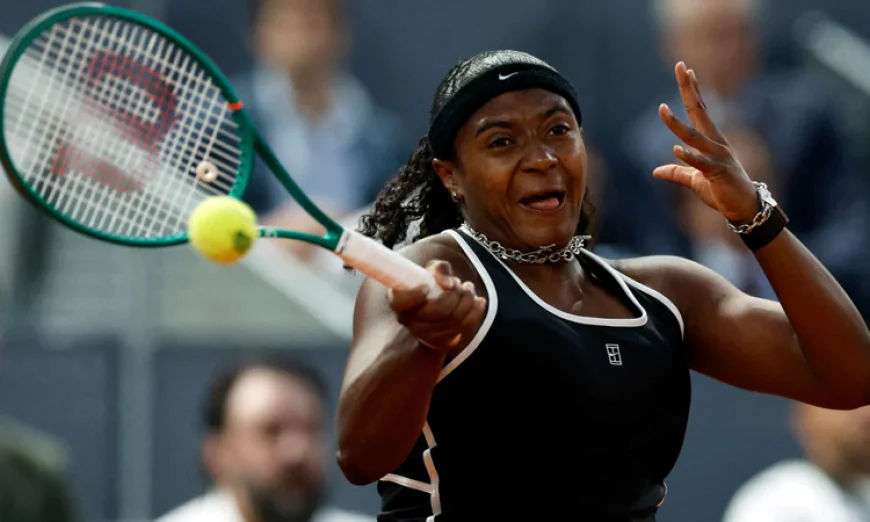 Baptiste ends Sabalenka's Madrid title defence