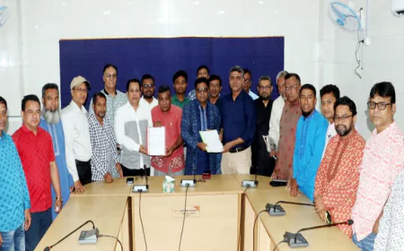 Newly elected Khulna Press Club committee takes charge