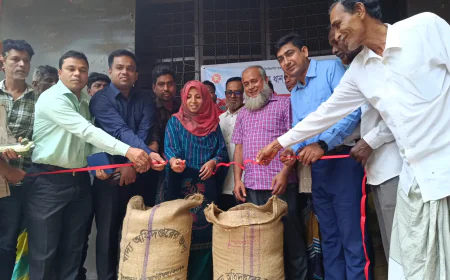 Paddy procurement drive begins in Kishoreganj