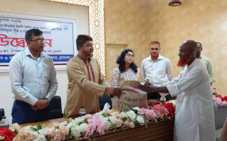 Seed, fertilizers distribution begins in Chuadanga