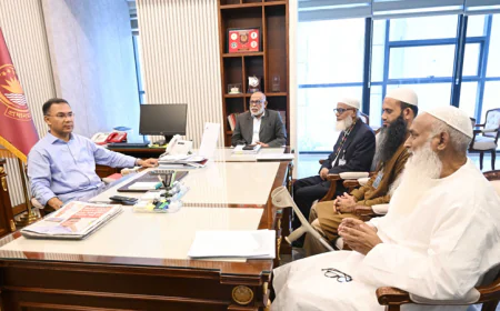 Waqfs Bangladesh administrator calls on PM