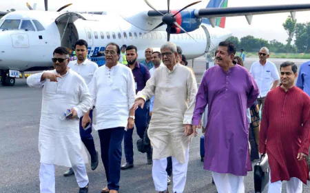 Two ministers arrive in Rajshahi on official visit