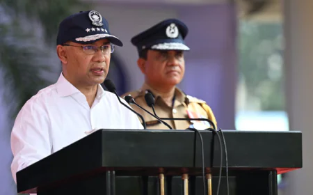 PM urges police to ensure peace, security of country's people