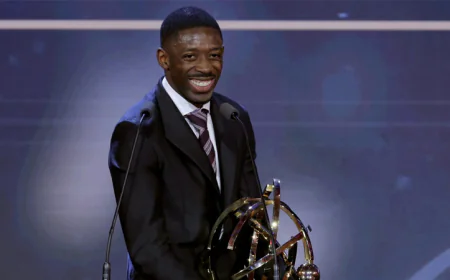 Dembele again voted player of the year in France