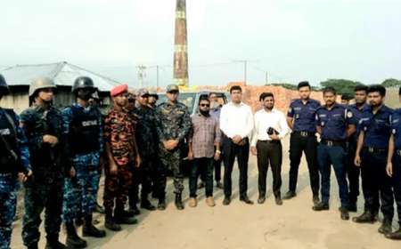 2  illegal brick kilns fined Tk 5 lakh in Bhola
