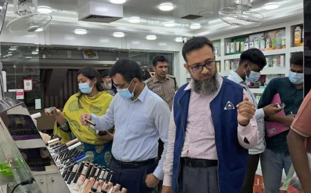 2 establishments fined for selling unauthorized cosmetics in Rajshahi