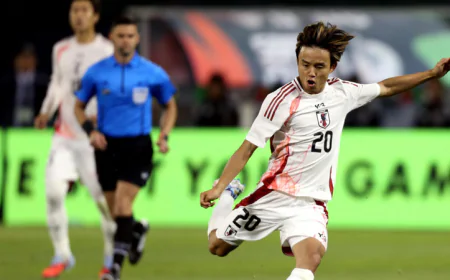 Kubo vows to lead Japan at World Cup with Mitoma out