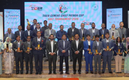 Army chief distributes prizes at Tiger Cement Chief Patron Cup Golf Tournament