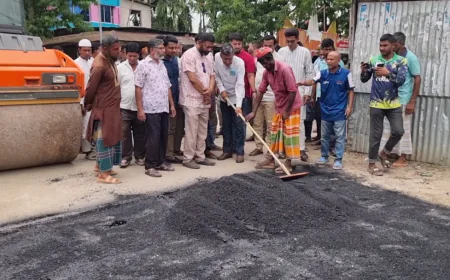 Road repair work begins in Pirganj
