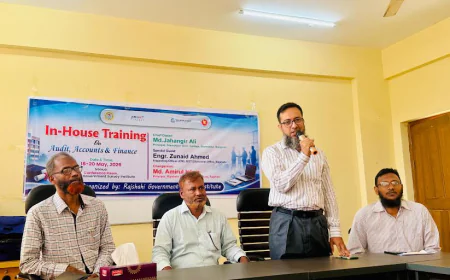 3-day training workshop on audit, accounts begins at Rajshahi Survey Institute