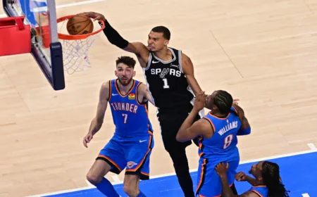 Wembanyama dazzles as Spurs top Thunder in double-overtime thriller