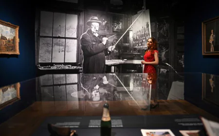 Winston Churchill's 'playful' paintings go on show in London