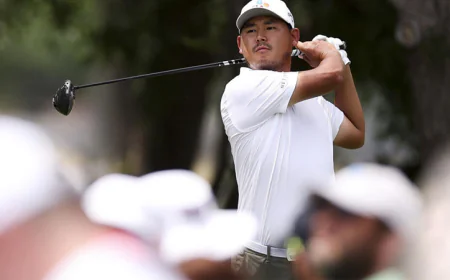 South Korean Kim flirts with 59, shoots 60 to lead CJ Cup Byron Nelson