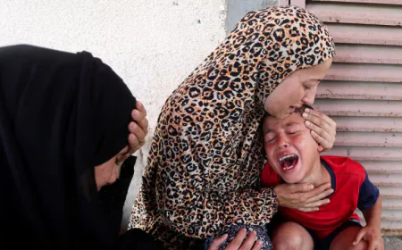 Gaza hospital says child among three killed in Israeli strike