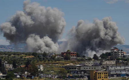 Deadly Israeli strikes pound south, east Lebanon