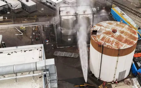 Crack found in California toxic chemical tank could relieve pressure