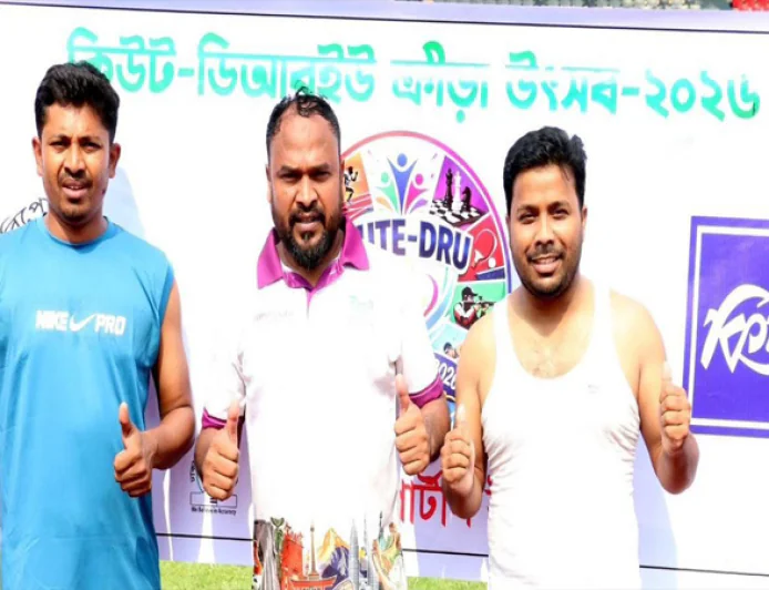 Baten Biplob emerge champion in 100-meter sprint