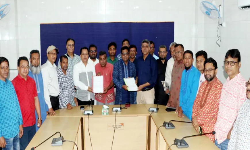 Newly elected Khulna Press Club committee takes charge
