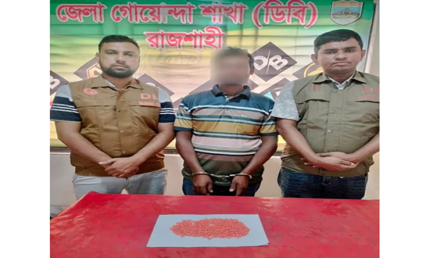 DB arrests one with 1,000 yaba pills in Rajshahi
