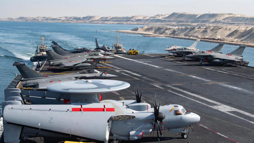 French aircraft carrier pre-positions for possible Hormuz mission