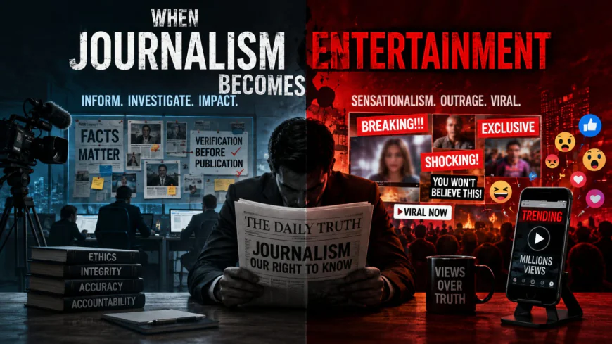 When Journalism Becomes Entertainment