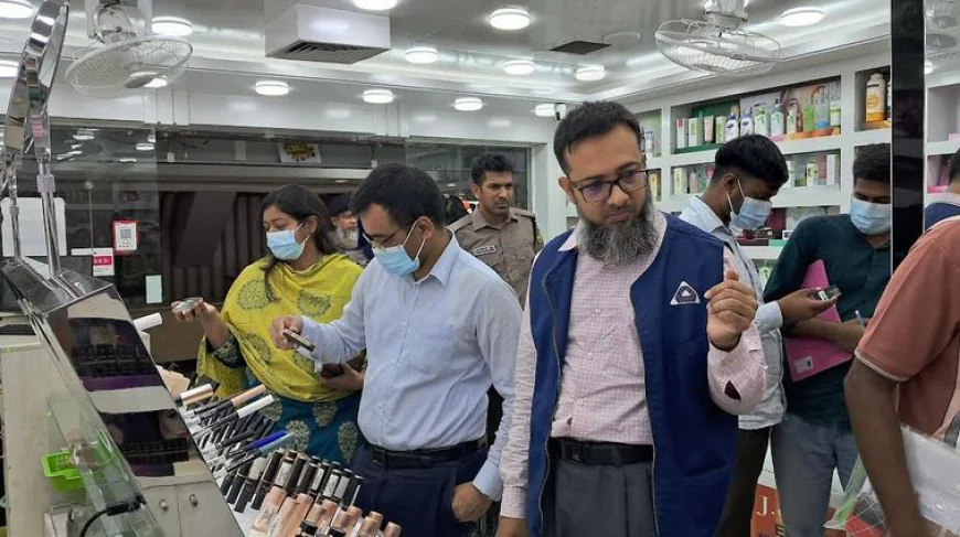 2 establishments fined for selling unauthorized cosmetics in Rajshahi