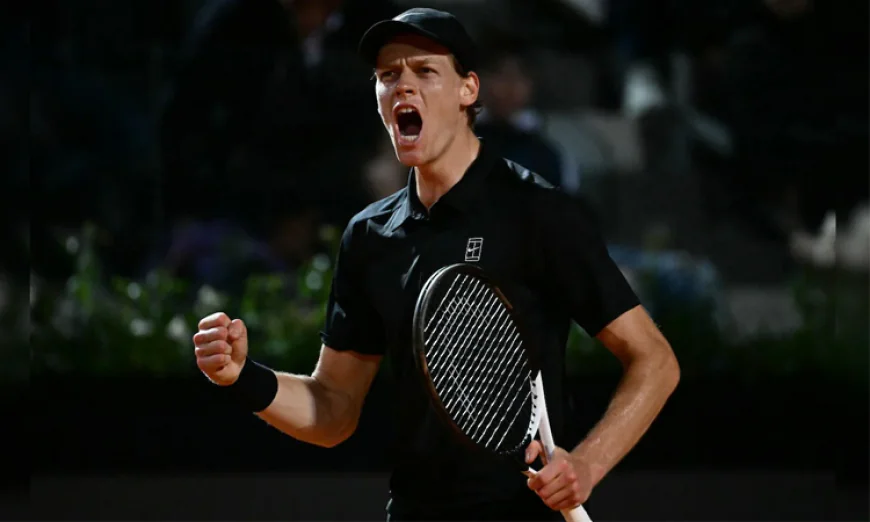 Sinner's bid to reach Italian Open final held up by Roman rain