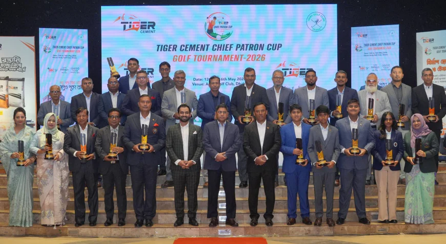 Army chief distributes prizes at Tiger Cement Chief Patron Cup Golf Tournament
