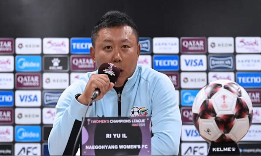 'We're here solely to play football,' insists North Korean coach