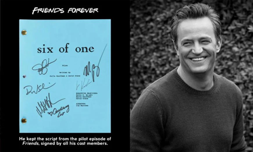 Matthew Perry memorabilia to be auctioned for charity