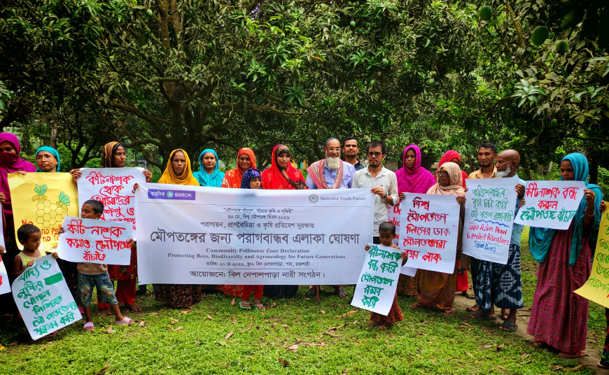 Rajshahi's Bilnepalpara declared a pollinator-friendly area for bees