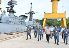 Defence Adviser Visits Key Navy Facilities in Chattogram