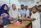 Financial aid distributed to underprivileged families in Barishal