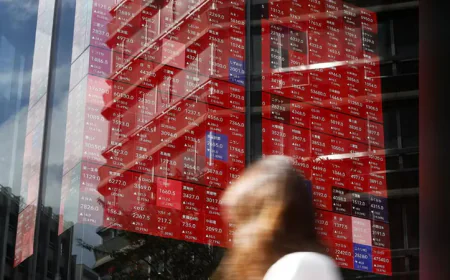 Asian Markets Slide Amid U.S. Losses and Iran Tensions