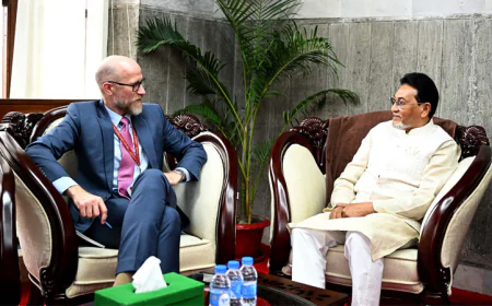 US Embassy Official Meets JS Chief Whip