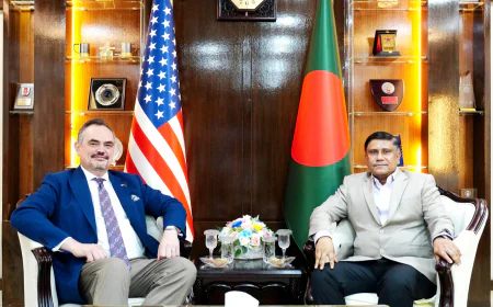 US Envoy Pays Courtesy Call on PM’s Defence Adviser