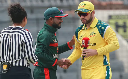 Mosaddek Returns as Bangladesh Opt to Bat in Australia Series Opener