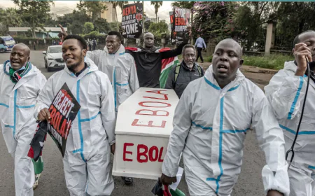 Kenyans Arrested During Protest Against US-Backed Ebola Centre