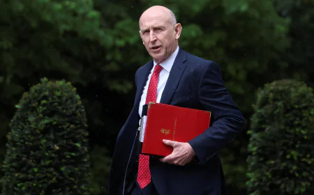 UK Defence Secretary John Healey Resigns, Citing Funding Concerns