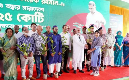 Manju inaugurates tree plantation programme in Khulna