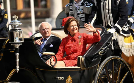 Sweden marks king and queen's 50th wedding anniversary