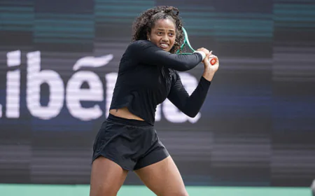 Montgomery wins first WTA title as Krejcikova retires
