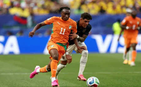 Diomande eyes deep World Cup run after Ivory Coast's winning start