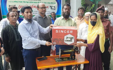 Sewing Machines Distributed to Underprivileged Women in Jhenaidah