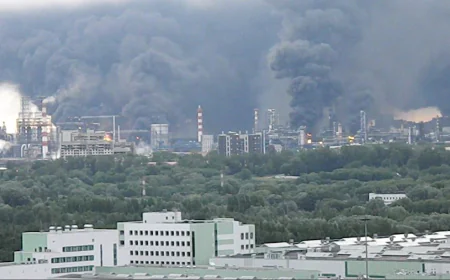 Ukraine launches large-scale attack on Moscow, sparking fires and evacuations